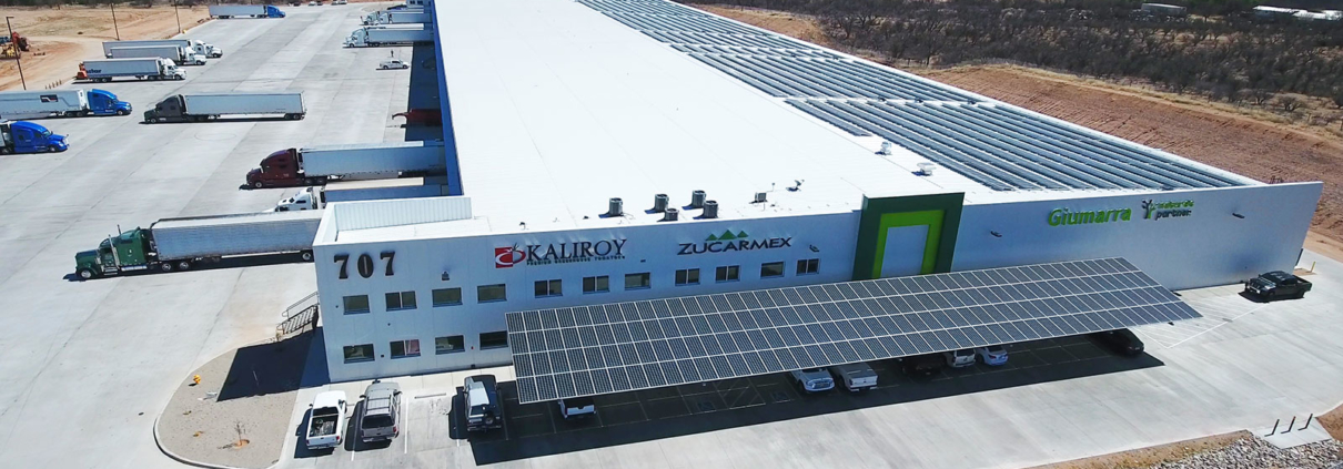 A solar panel storing energy for an industrial warehouse | Solar Gain